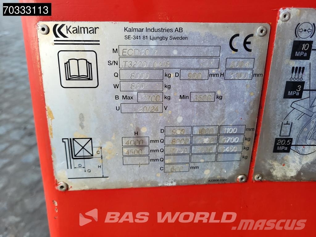 Kalmar ECD80 -9 Heftrucks overige