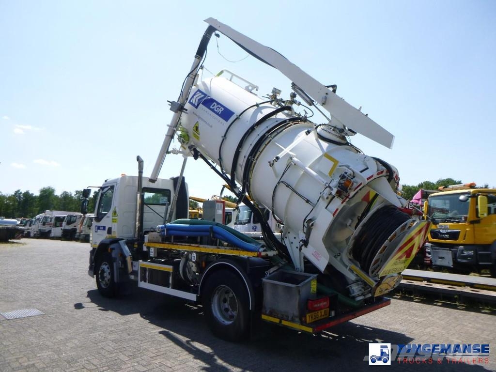 DAF LF 250 4x2 Whale vacuum tank 8 m3 콤비/진공 트럭