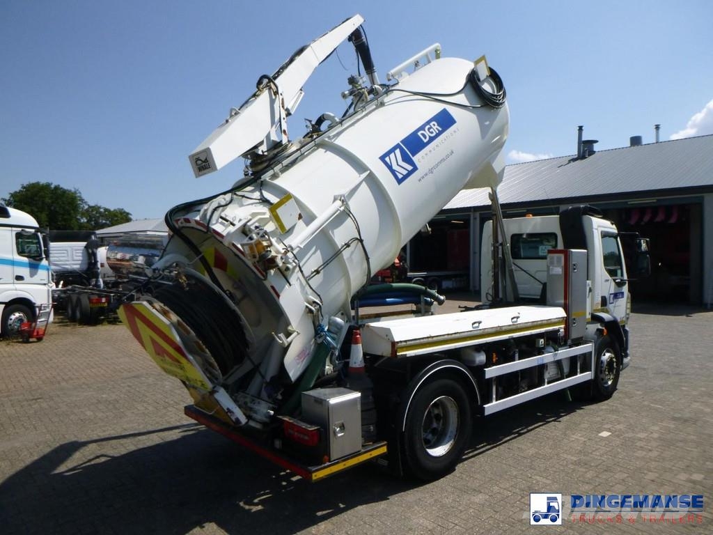 DAF LF 250 4x2 Whale vacuum tank 8 m3 콤비/진공 트럭