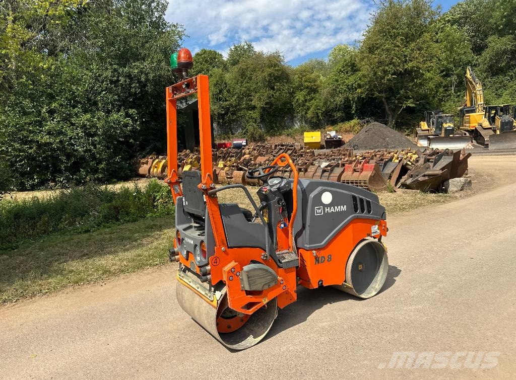 Hamm HD 8 VV Rouleaux tandem