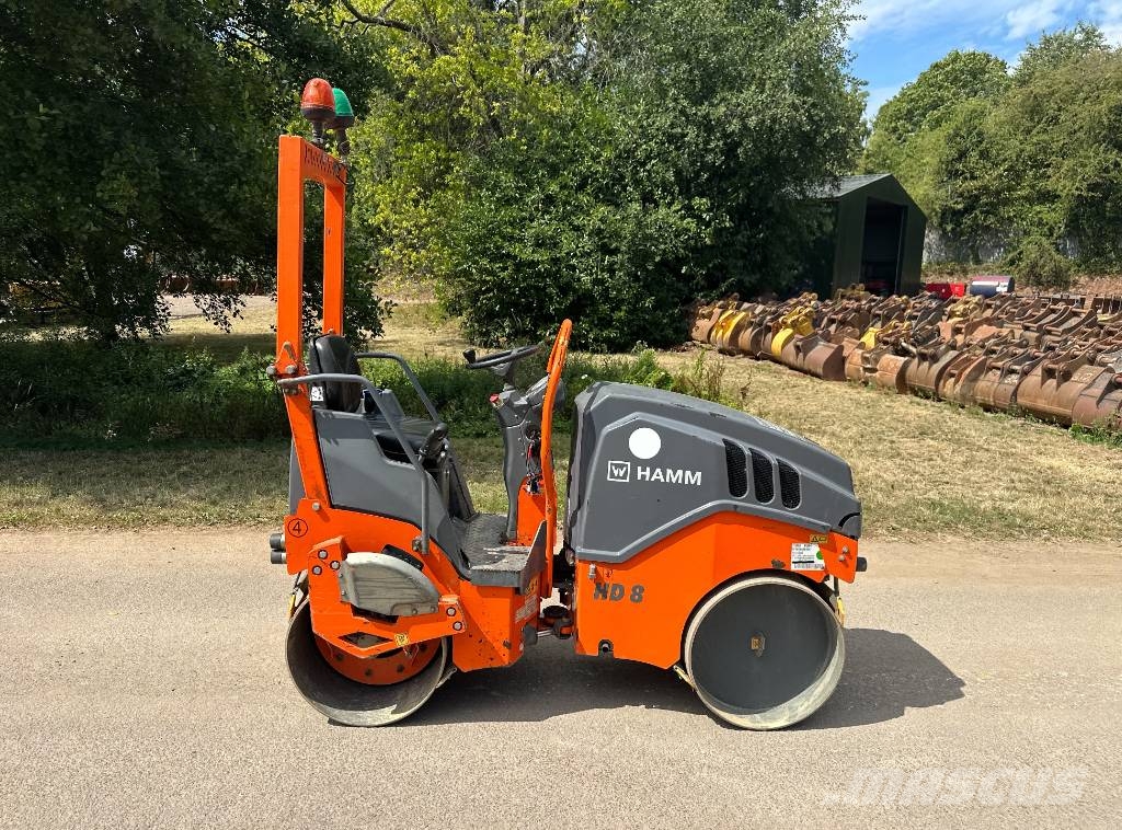 Hamm HD 8 VV Rouleaux tandem