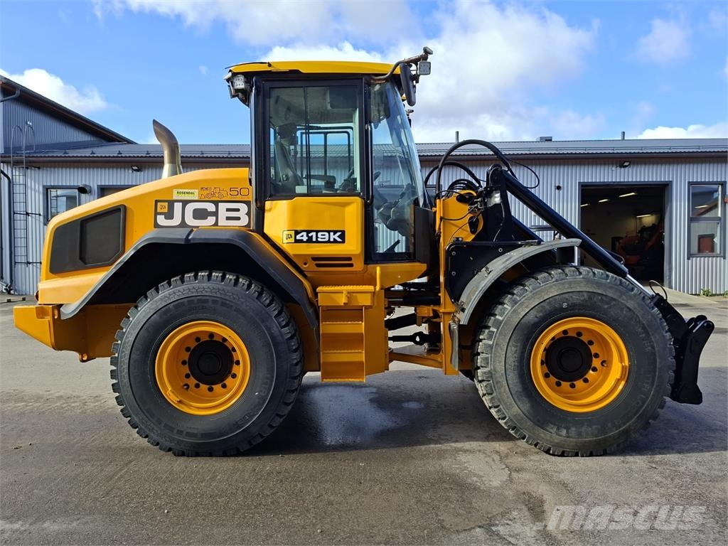 JCB 419K T4F  -VÄHÄN AJETTU- Iekrāvēji uz riteņiem