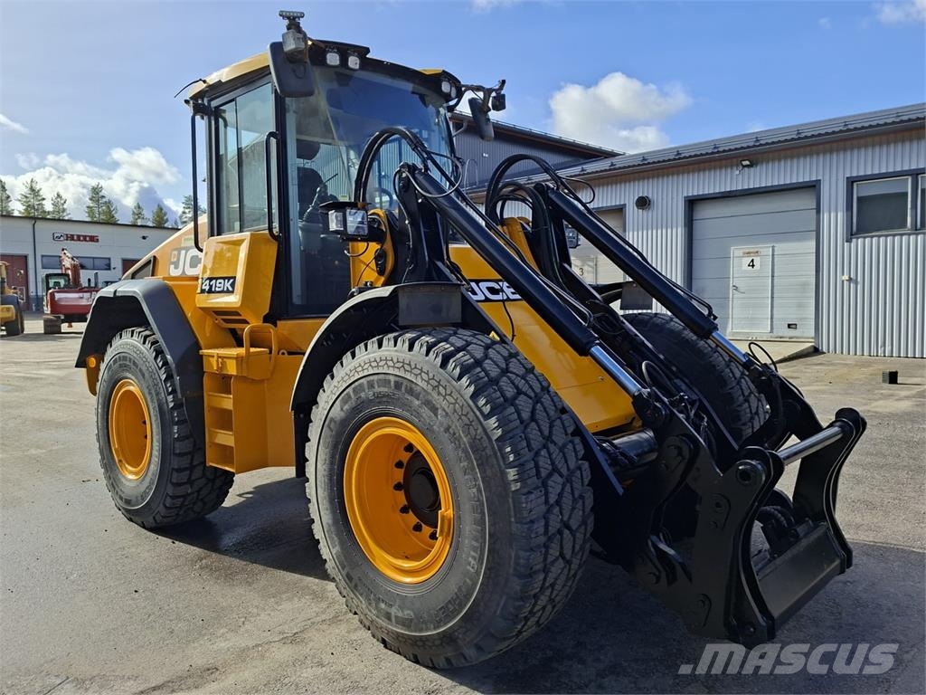 JCB 419K T4F  -VÄHÄN AJETTU- Iekrāvēji uz riteņiem