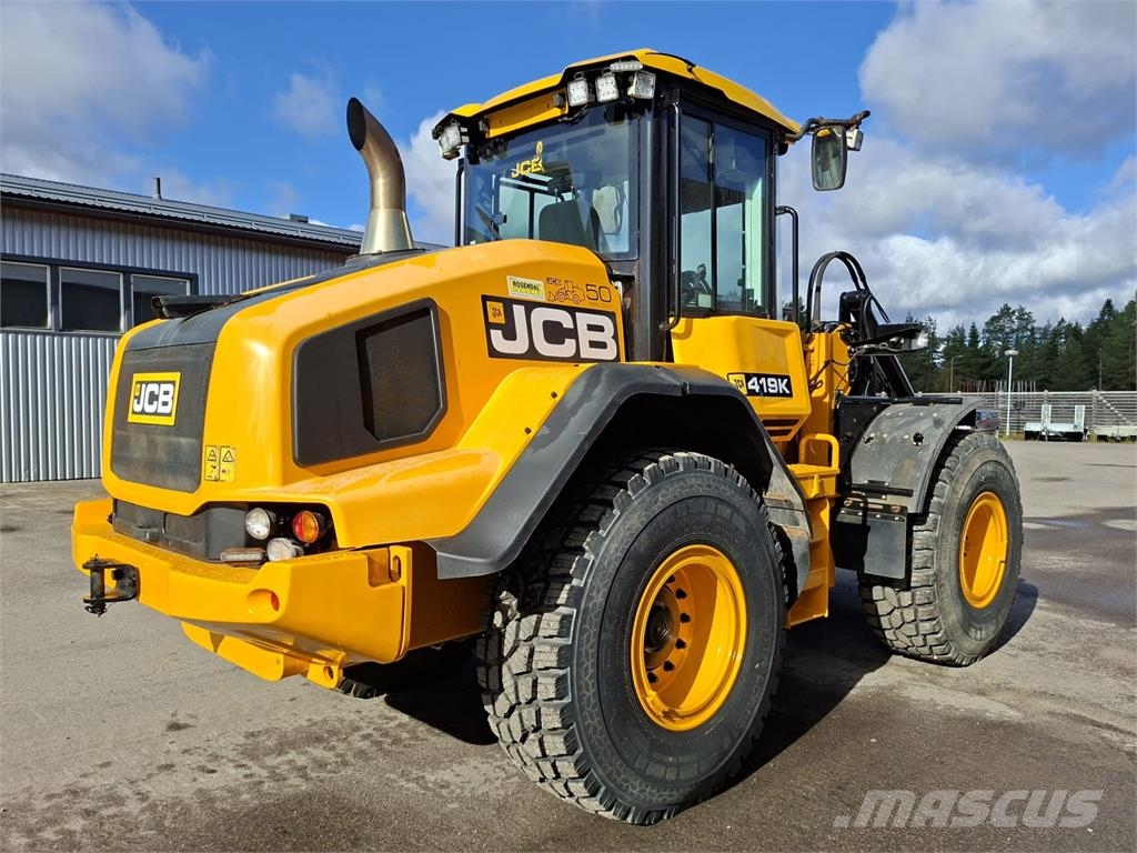 JCB 419K T4F  -VÄHÄN AJETTU- Iekrāvēji uz riteņiem