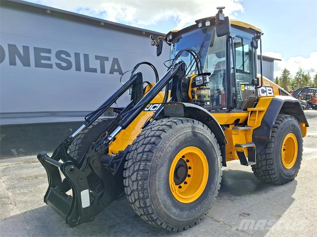 JCB 419K T4F  -VÄHÄN AJETTU- Iekrāvēji uz riteņiem
