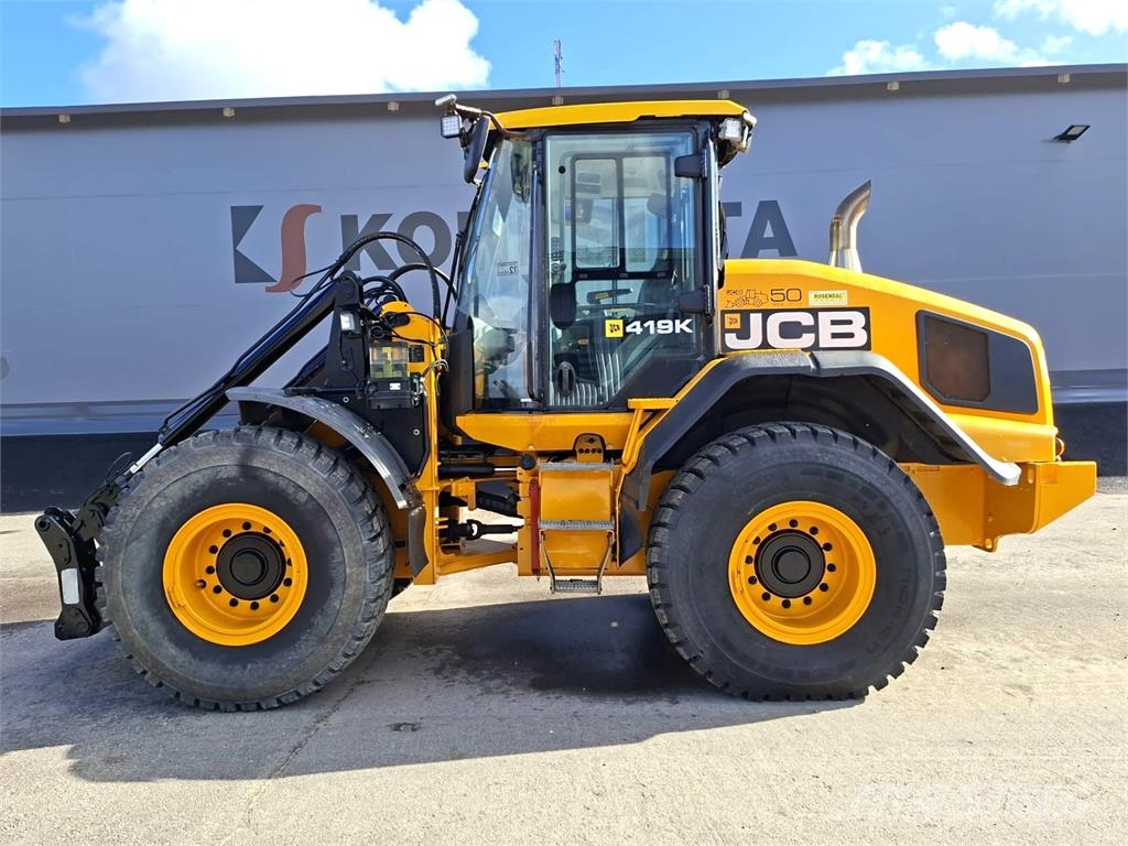 JCB 419K T4F  -VÄHÄN AJETTU- Iekrāvēji uz riteņiem