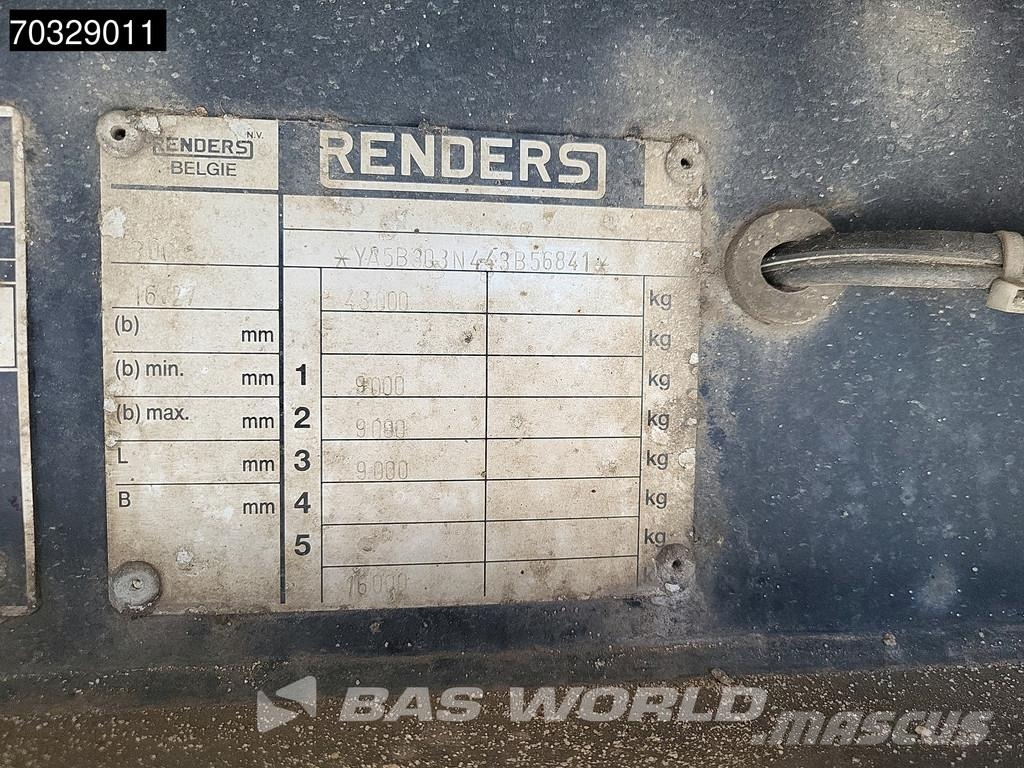 Renders ROC 16.27 3 axles Mortelinstallatie Cement Mortel Overige opleggers