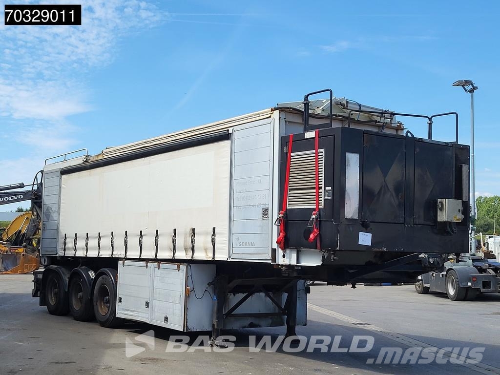Renders ROC 16.27 3 axles Mortelinstallatie Cement Mortel Ostatní návěsy
