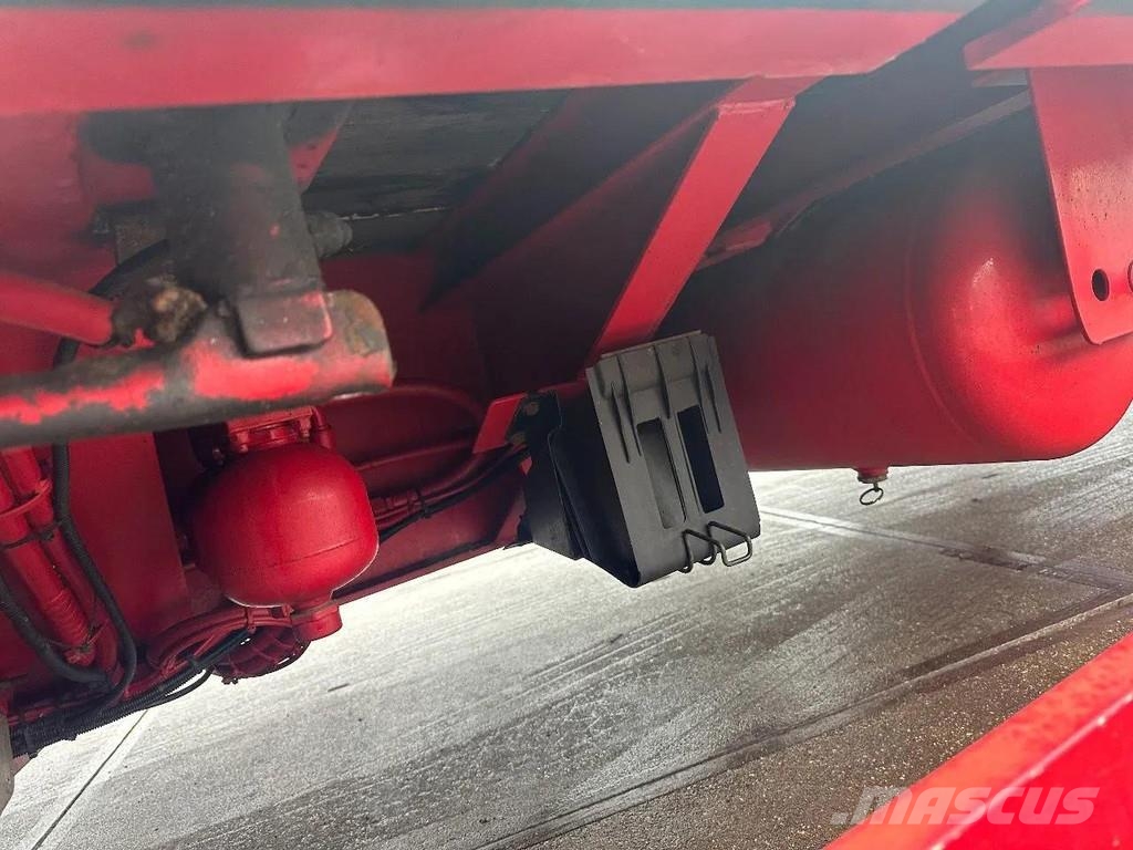 Meusburger 4 AXLE STEERING - DOUBLE EXTENDABLE UP TO 28 M - E نصف مقطورة مسطحة منخفضة