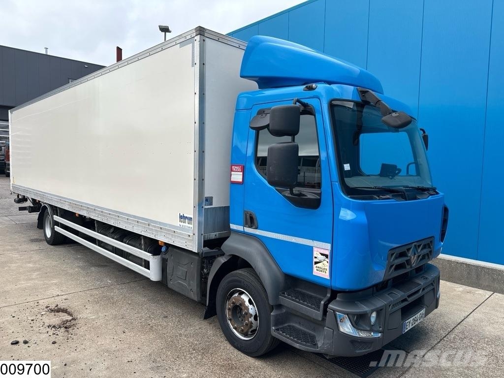 Renault D 14 210 EURO 6, Steel suspension Camiones caja cerrada