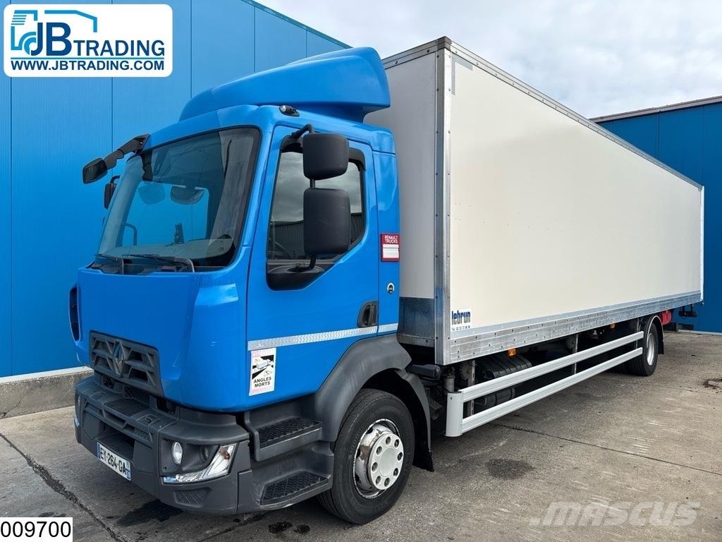 Renault D 14 210 EURO 6, Steel suspension Camiones caja cerrada