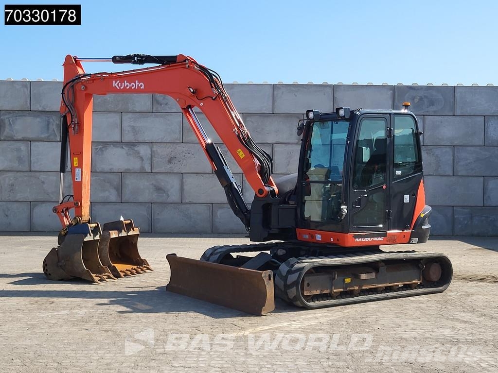 Kubota KX080 -4a2 A/C - 3 Buckets Miniekskavaatorid < 7 t