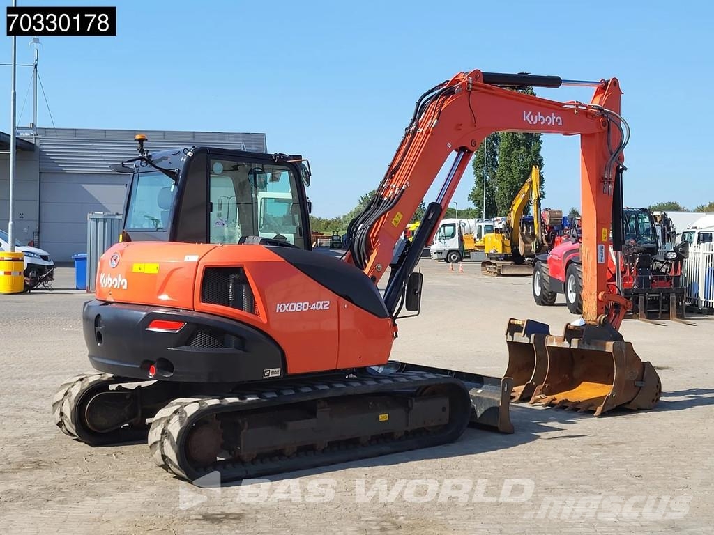 Kubota KX080 -4a2 A/C - 3 Buckets Miniekskavaatorid < 7 t