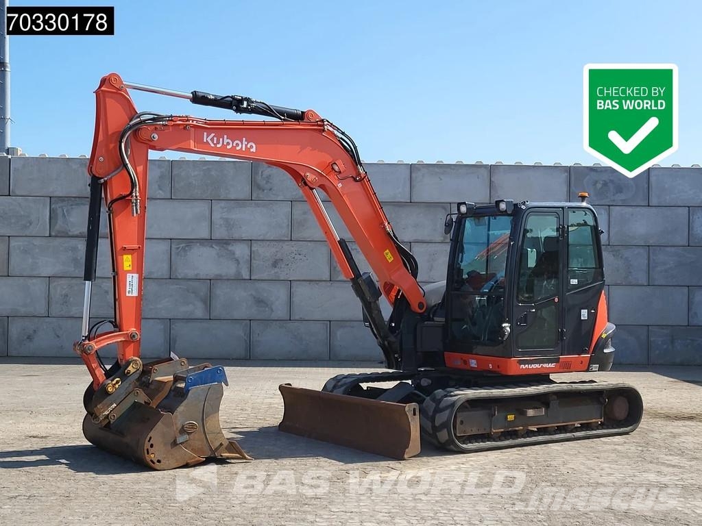 Kubota KX080 -4a2 A/C - 3 Buckets Miniekskavaatorid < 7 t