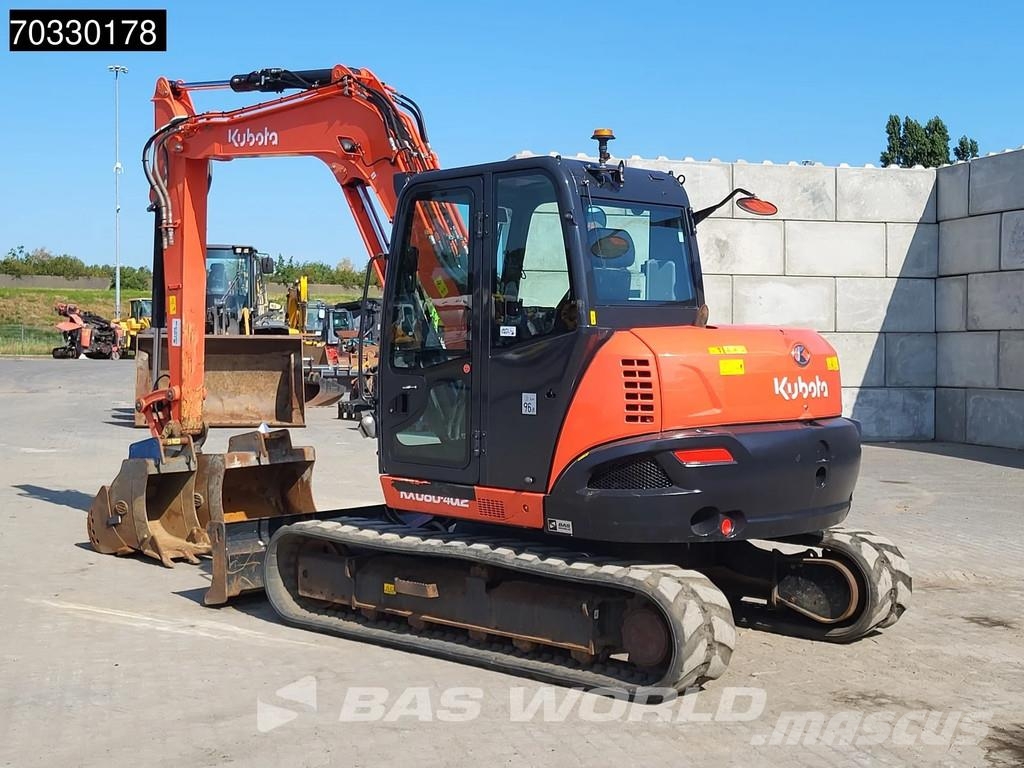 Kubota KX080 -4a2 A/C - 3 Buckets Minigraafmachines < 7t
