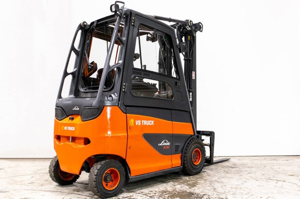 Linde E 20, motviktstruck med hög lyfthöjd. Batteri 2023 Elektrikli forkliftler