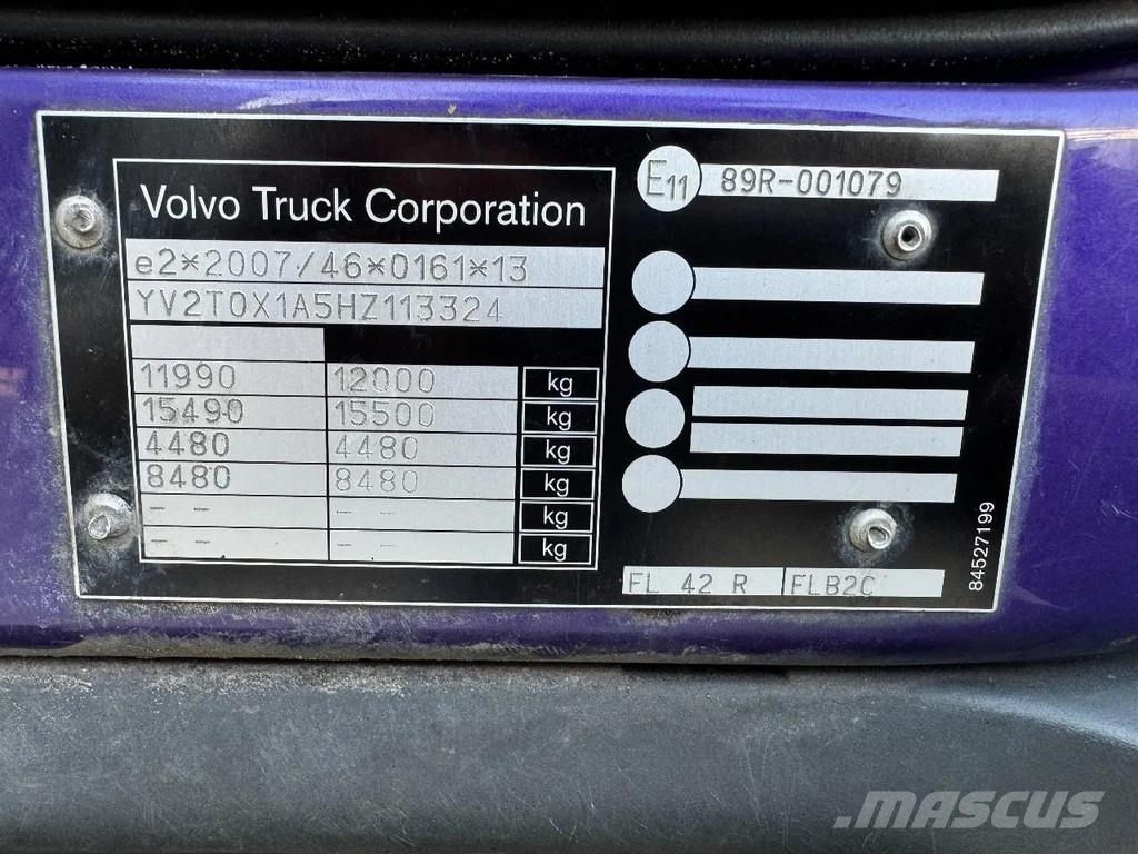 Volvo FL 250 4X2 EURO 6 BOX DHOLLANDIA 1500 KG Caminhões baú