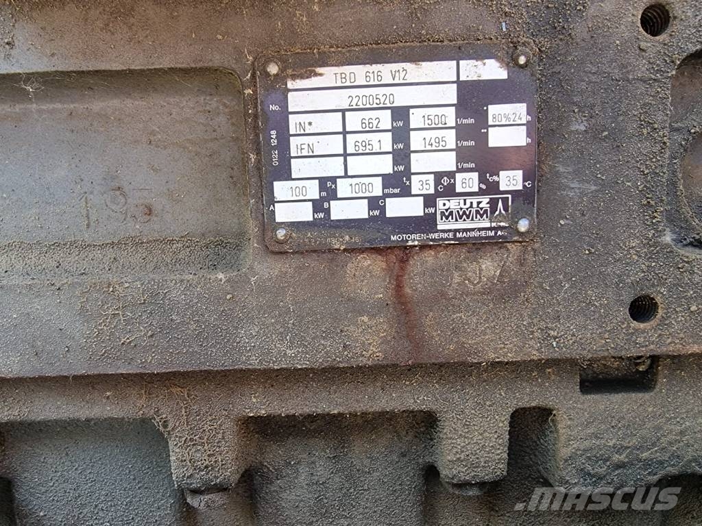 Deutz TBD 616 V12 Motores