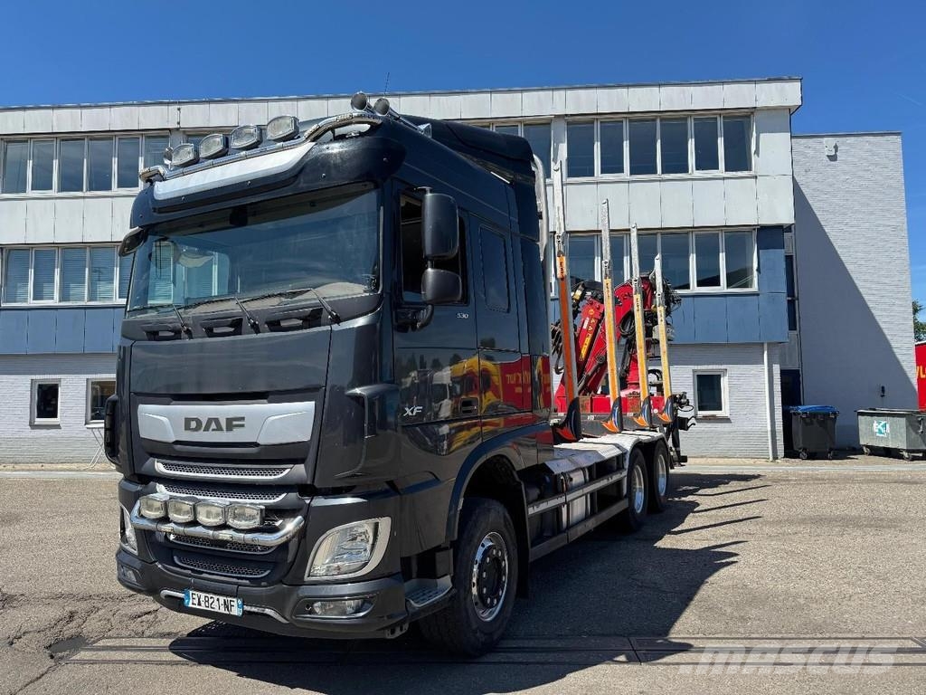 DAF XF 530 6X4 EURO 6 + JONSERED J1620ZT 93 CRANE Visureigiai kranai