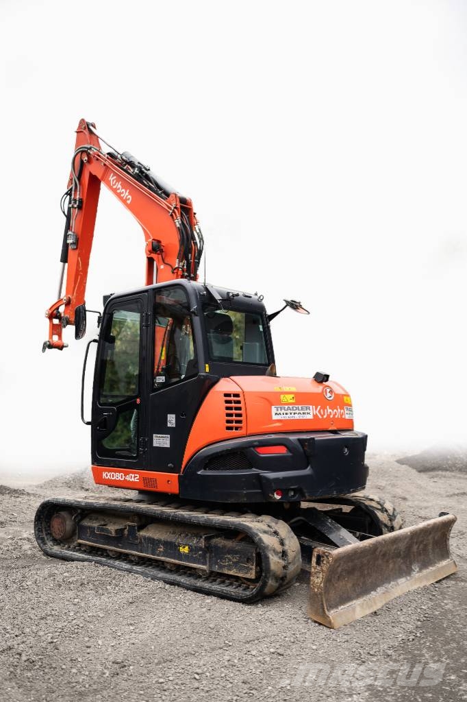 Kubota KX 080-4 Midi bagri 7t – 12t