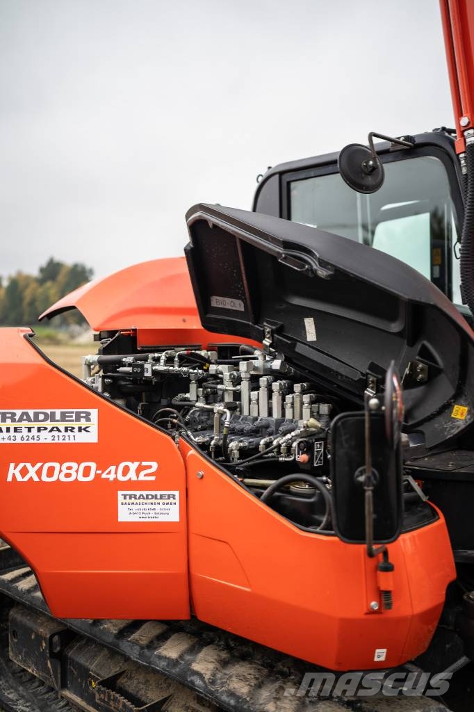 Kubota KX 080-4 Midi bagri 7t – 12t