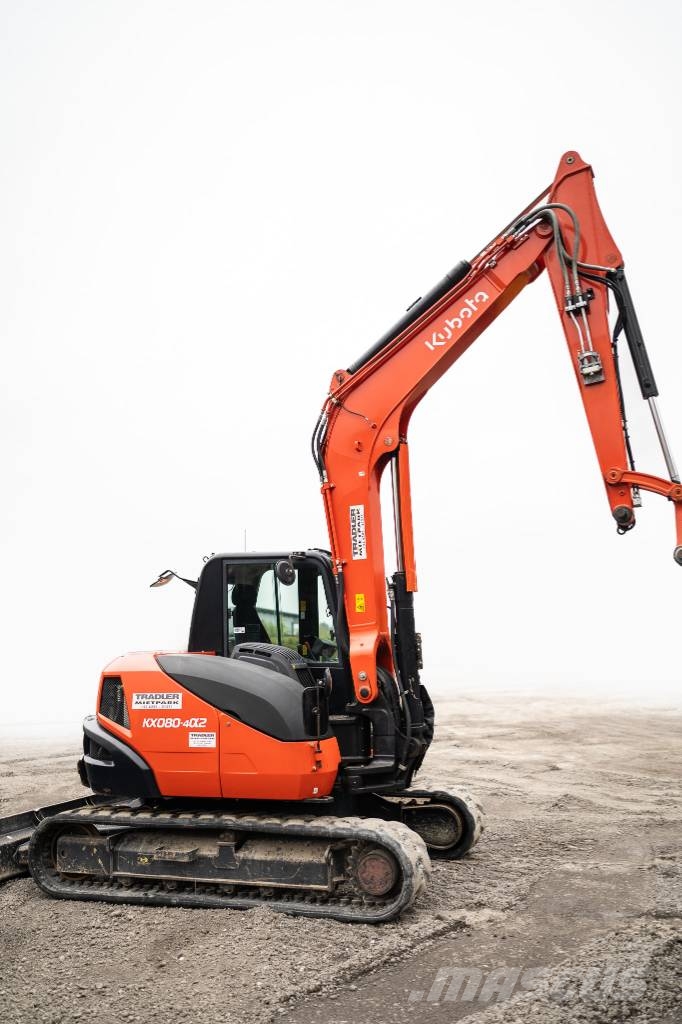 Kubota KX 080-4 Midi bagri 7t – 12t
