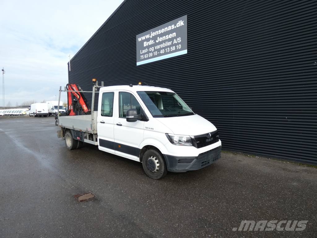 MAN TGE 6.180 4x4 Araç üzeri vinçler