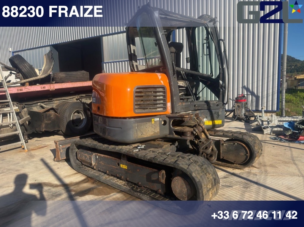 Doosan DX 63-3 *ACCIDENTE*DAMAGED*UNFALL* Mini bageri <7t