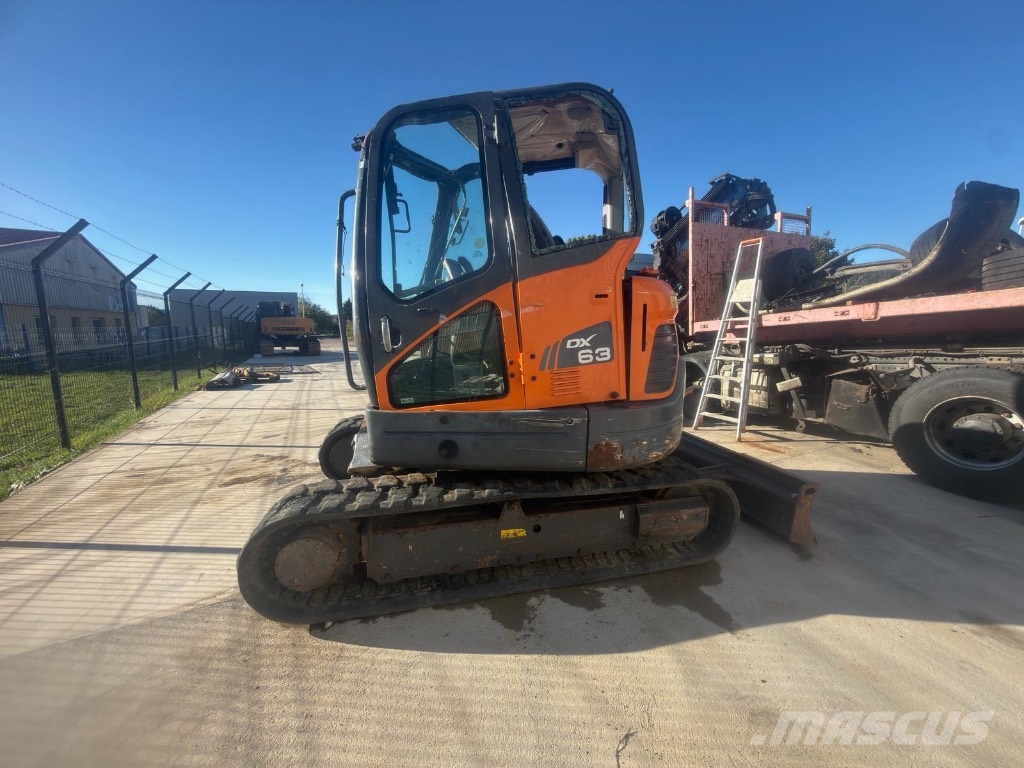 Doosan DX 63-3 *ACCIDENTE*DAMAGED*UNFALL* Mini bageri <7t