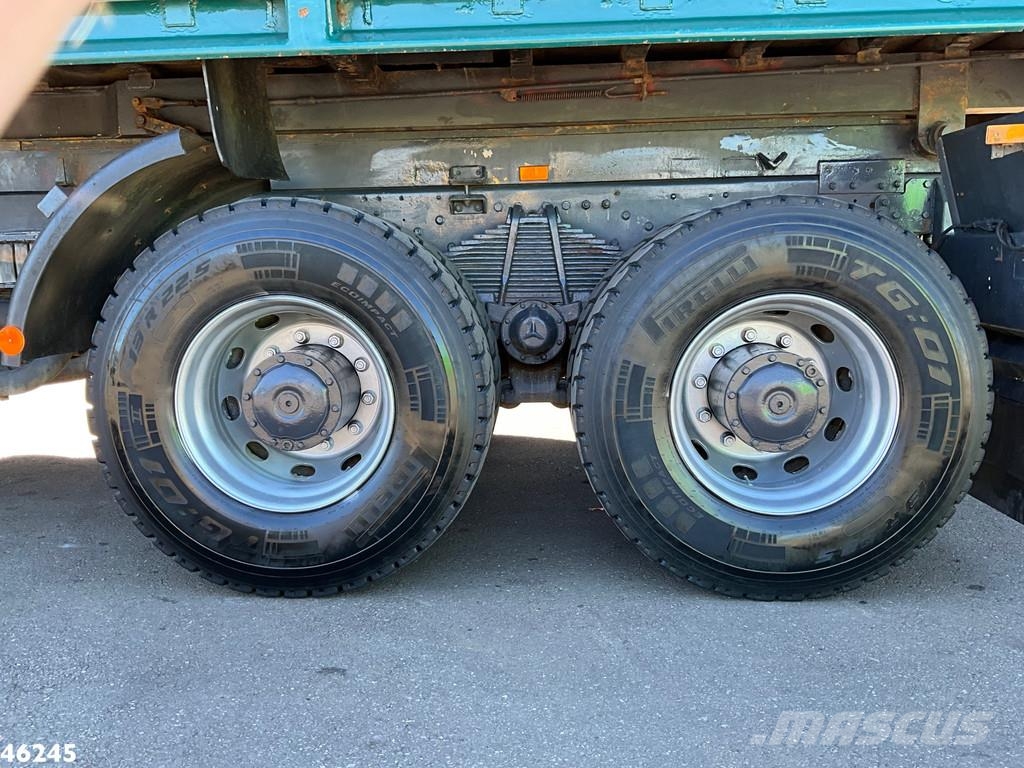 Mercedes-Benz 2638 AK V8 6x6 Manual Full steel suspension Meille Camion benne