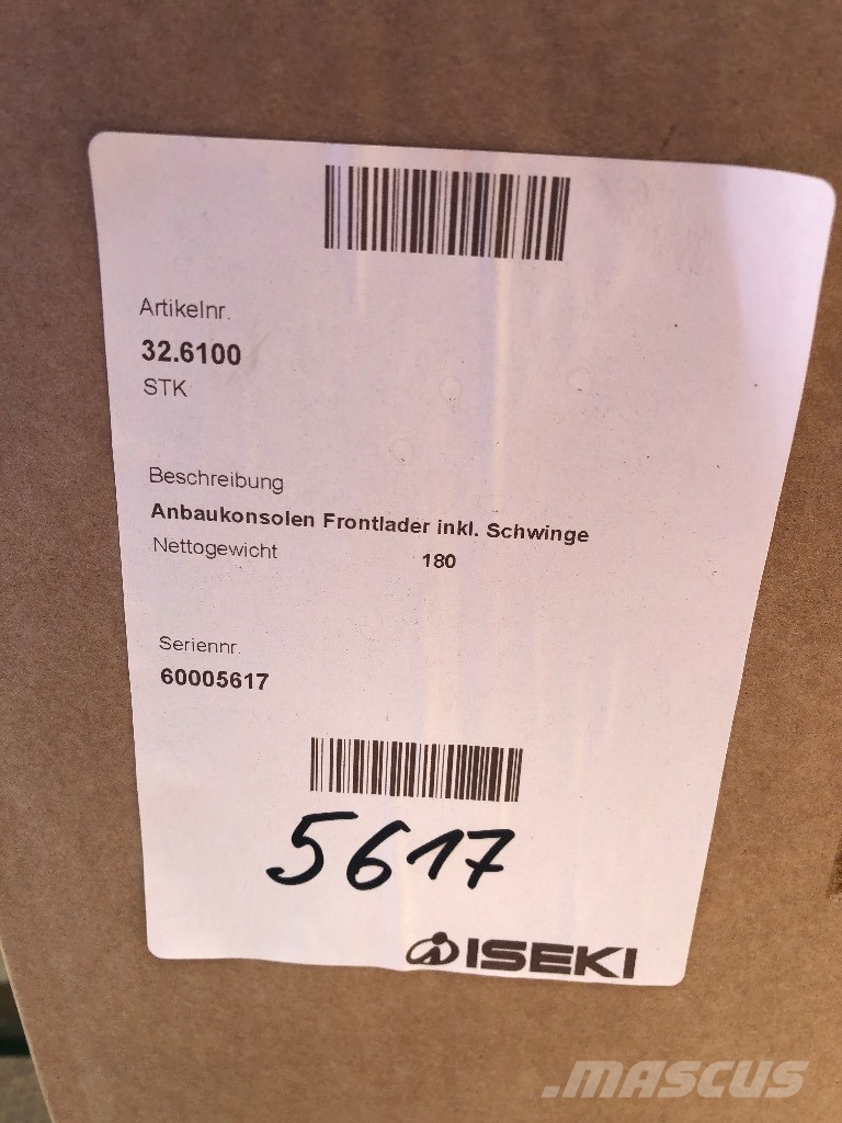 Iseki Frontlader für Iseki TXG Compact tractor attachments