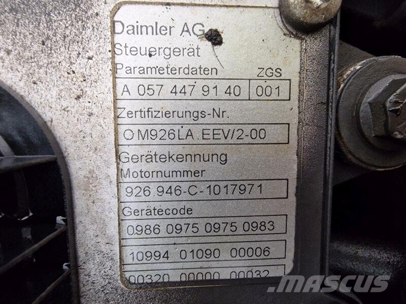 Mercedes-Benz OM926LA.EEV/2-00 Econic Spec Silniki