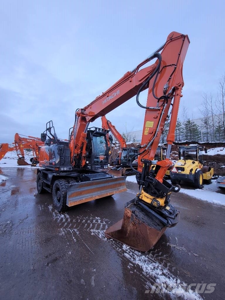 Hitachi ZX155W - Wheeled excavators for rent, Year of manufacture
