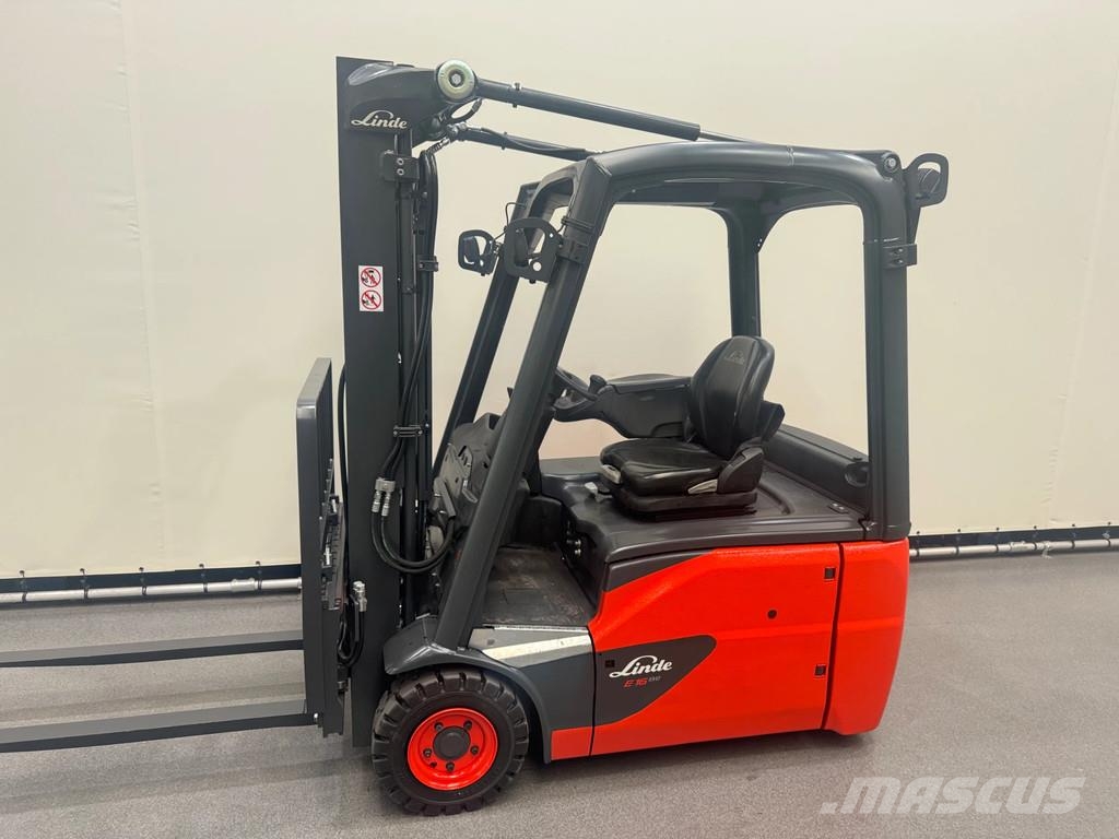 Linde E16-02 NIEUWE ACCU شاحنات ذات رافعات شوكية تعمل بالكهرباء