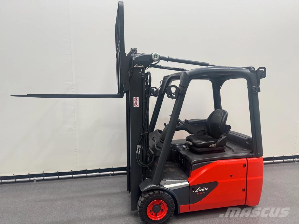 Linde E16-02 NIEUWE ACCU شاحنات ذات رافعات شوكية تعمل بالكهرباء