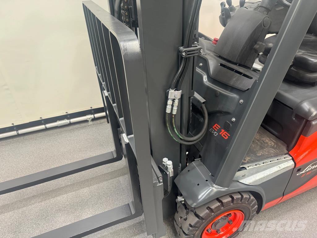 Linde E16-02 NIEUWE ACCU شاحنات ذات رافعات شوكية تعمل بالكهرباء