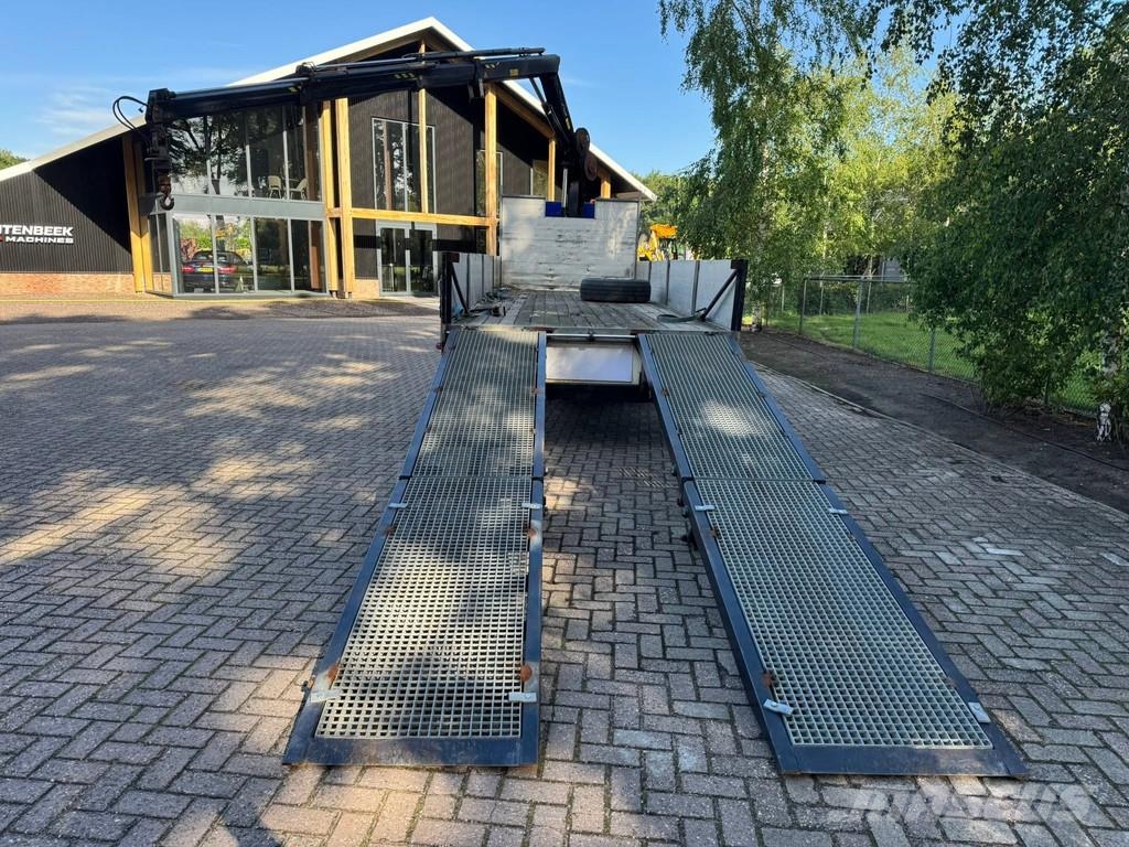 Volvo FE 240 HIAB 111B-3 DUO machinetransporter + kraan All-Terrain-Krane