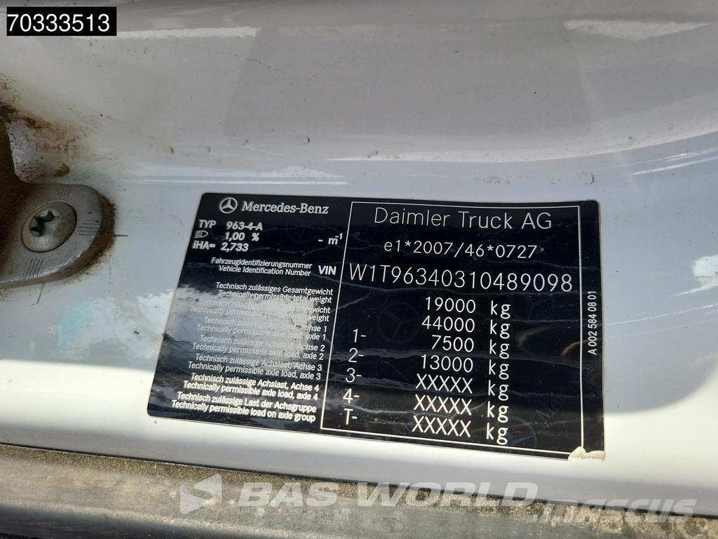 Mercedes-Benz Actros 1845 4X2 Concrete BPW 12m3 Retarder Hydraul وحدات الجر