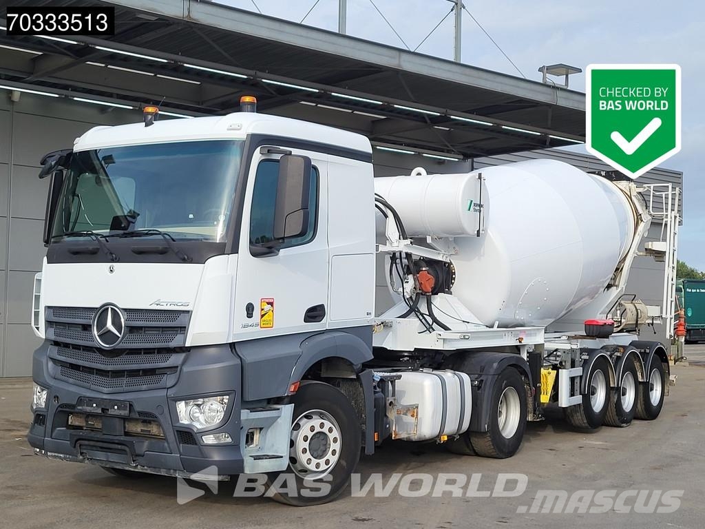 Mercedes-Benz Actros 1845 4X2 Concrete BPW 12m3 Retarder Hydraul وحدات الجر