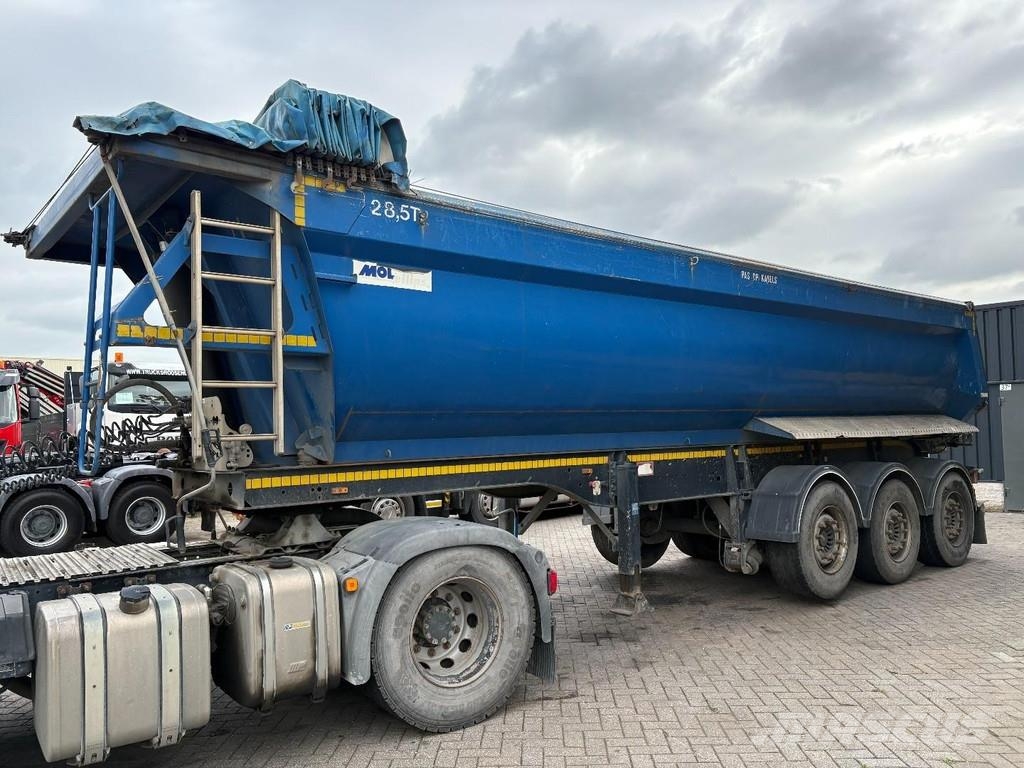 MOL - + 3X SAF AXLE + LIFT AXLE + STEERING AXLE + TIPP Semi Reboques Basculantes