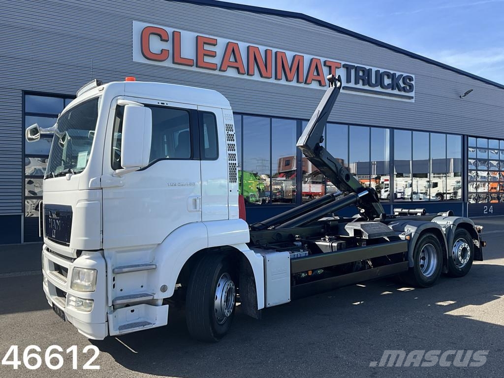 MAN TGS 26.400 Euro 5 Meiller 20 Ton haakarmsysteem شاحنات الرافعات الخطافية