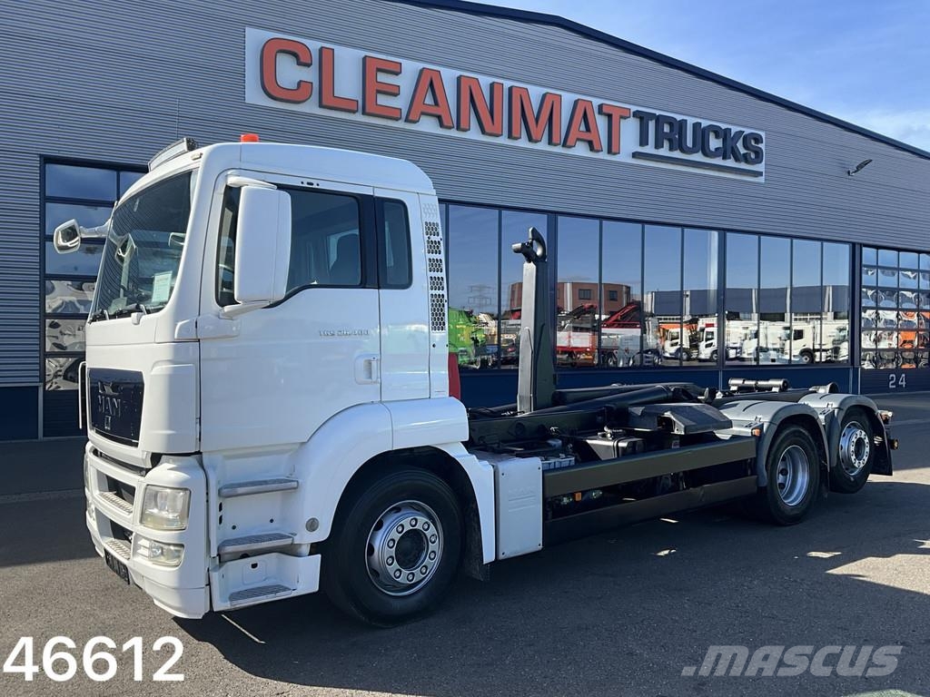 MAN TGS 26.400 Euro 5 Meiller 20 Ton haakarmsysteem شاحنات الرافعات الخطافية
