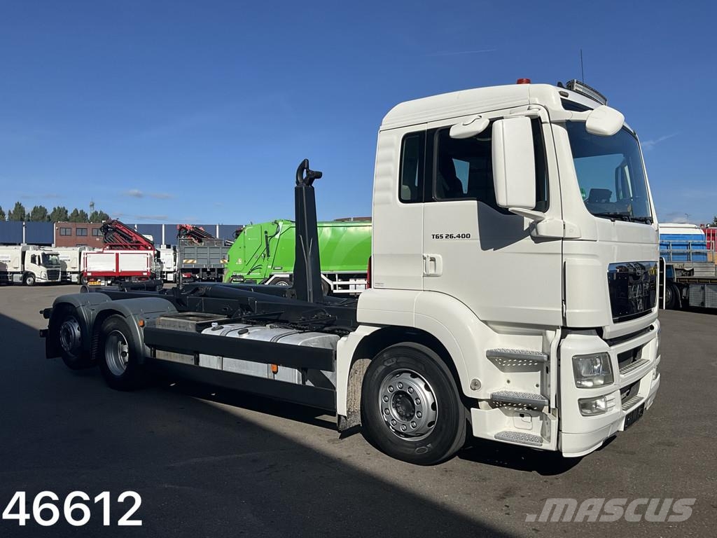 MAN TGS 26.400 Euro 5 Meiller 20 Ton haakarmsysteem Kotalni prekucni tovornjaki