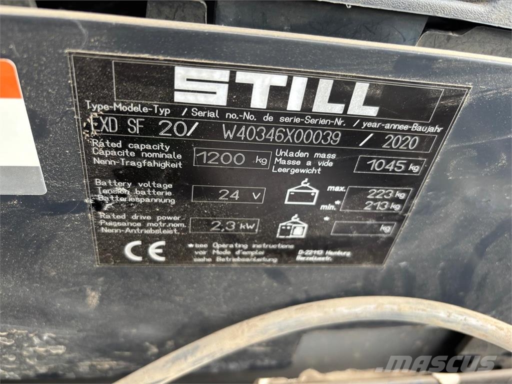 Still EXD-SF20 Platvormiga virnastajad