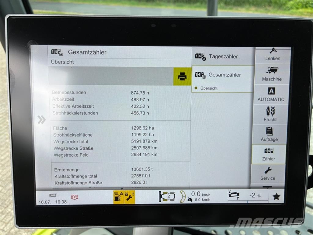 CLAAS Lexion 6700 TT inkl Vario 930 Kombajni