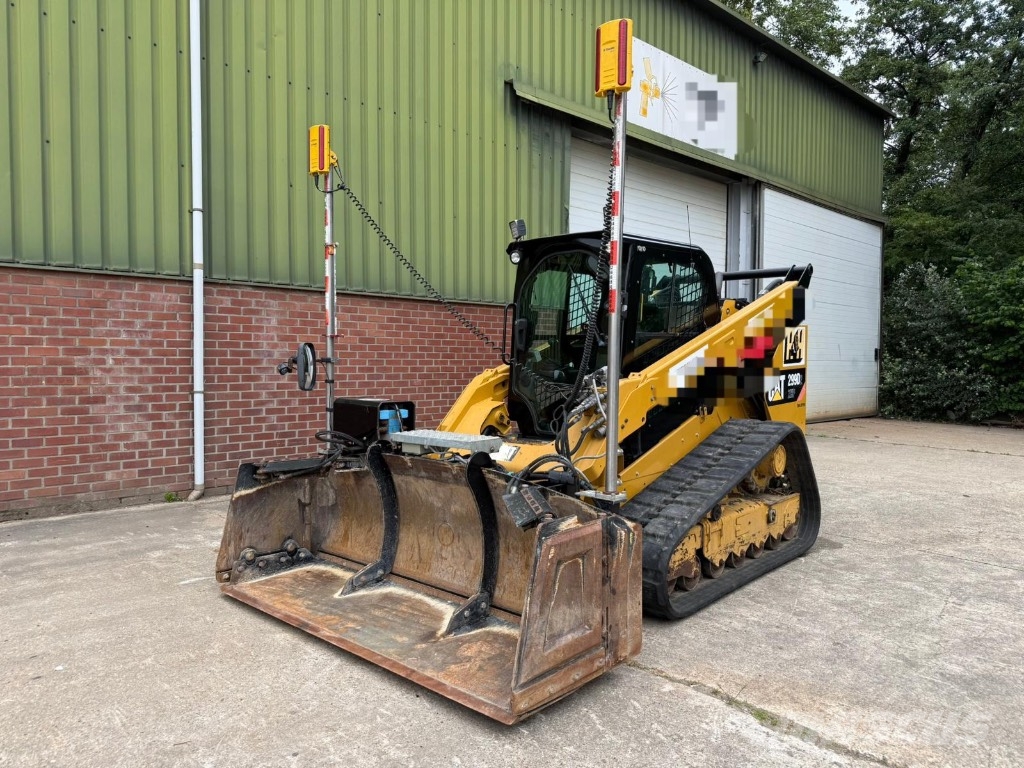 CAT 299D2XHP Lader MIT PB2200 Planiereinrichtung/Laser لوادر انزلاقية التوجيه