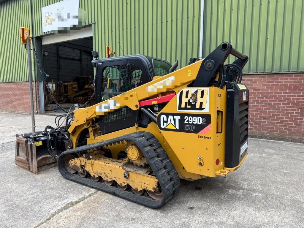 CAT 299D2XHP Lader MIT PB2200 Planiereinrichtung/Laser لوادر انزلاقية التوجيه