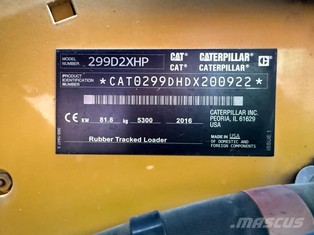 CAT 299D2XHP Lader MIT PB2200 Planiereinrichtung/Laser لوادر انزلاقية التوجيه