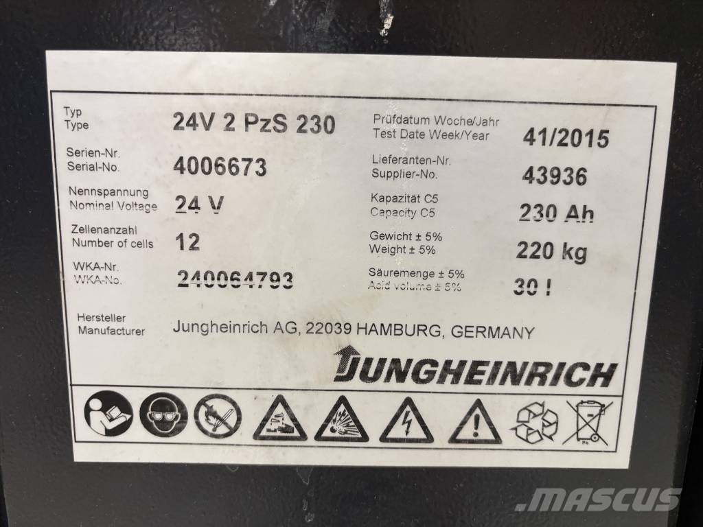 Jungheinrich EJD 220 Samohybné vozíky