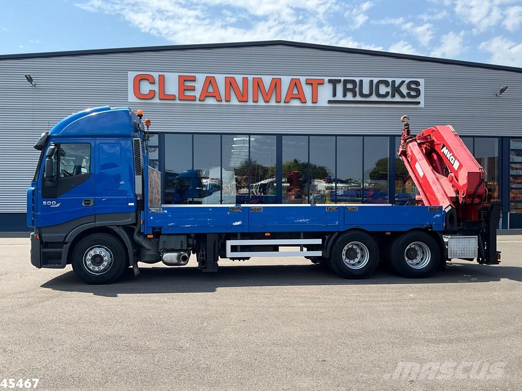 Iveco Stralis 500 6x4 MKG 54 Tonmeter laadkraan Всъдеходни кранове